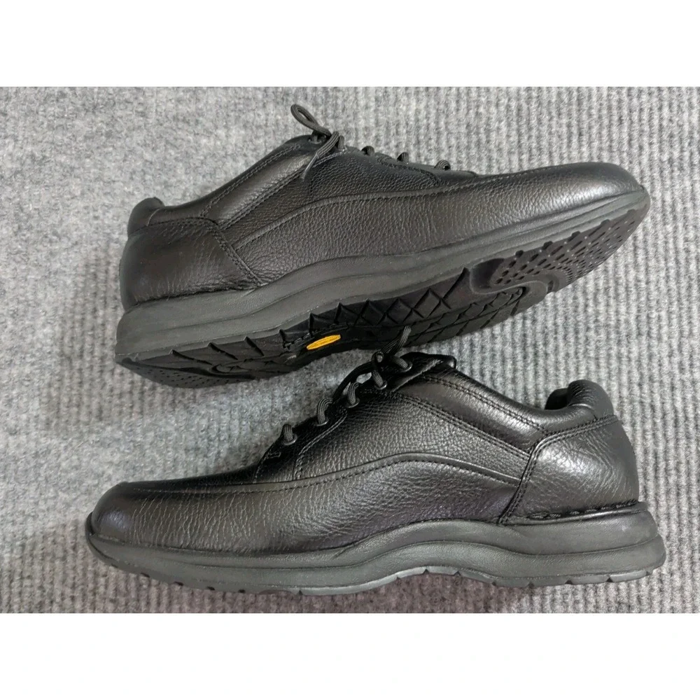 Rockport Edge Hill II Oxford Comfort Shoe Mens 9.5 Black Leather Walking Travel